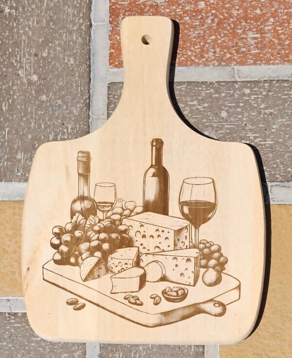 NATURAL WOOD DESIGNER CHARCUTERRE BOARD