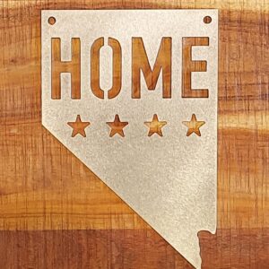 Metal Home in Nevada Sign