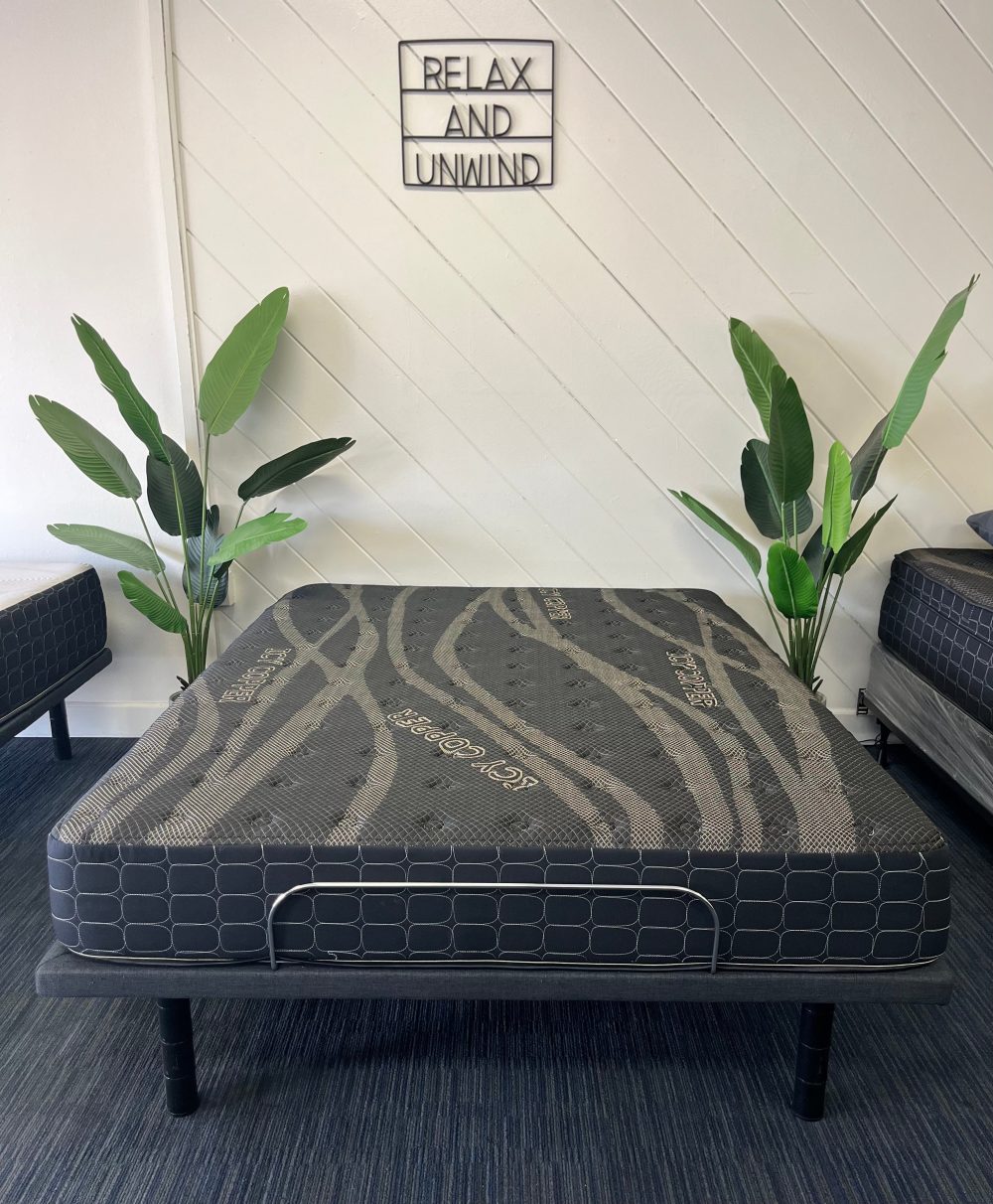VISCO MEMORY/GEL 8″ MATTRESS W/COPPER GEL INFUSED TOP