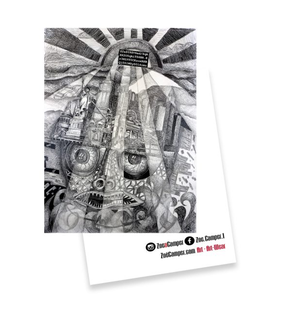 New York New York Las Vegas – 5″x7″ Postcard