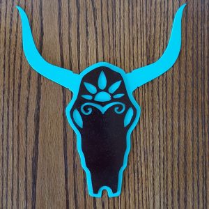 Metal Longhorn Wall Art