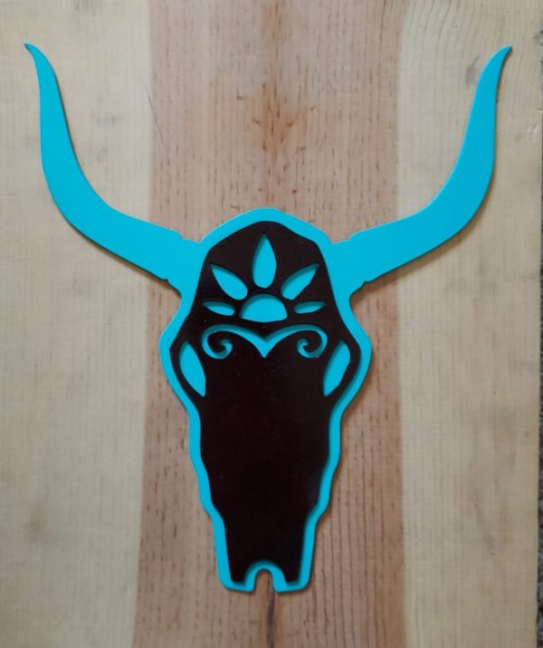 Metal Longhorn Wall Art