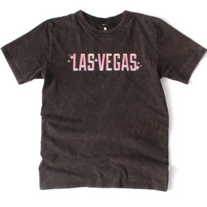Shiny Las Vegas Vintage Wash T-shirt (Adult & Kids)