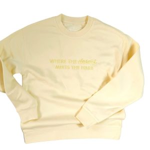 Where the Desert Meets the Hills Embroidered Crew Sweatshirt (Unisex)