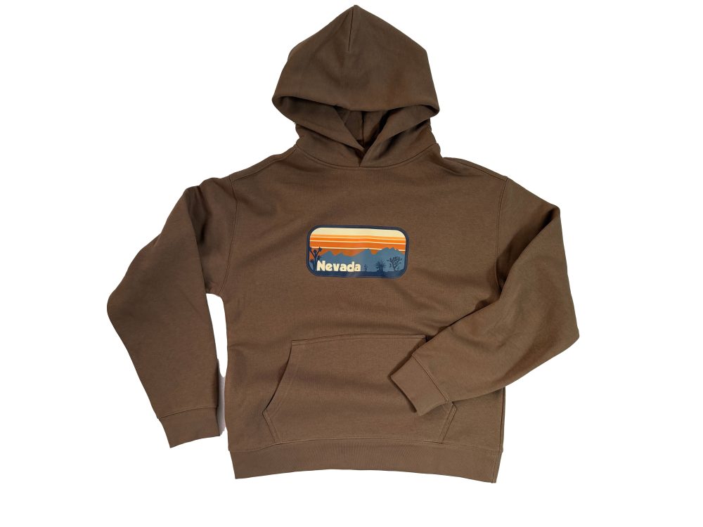 Scenic Nevada Retro Hoodie Sweatshirt (Unisex)