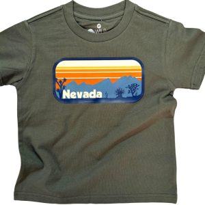 Scenic Nevada Retro T-shirt (Kids)