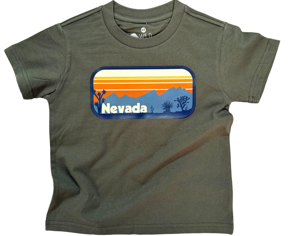 Scenic Nevada Retro T-shirt (Kids)