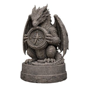 Dragon Guardian Compass Statue
