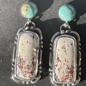 Red Buffalo Earrings