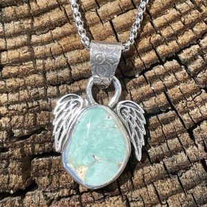 Turquoise Angel Pendant