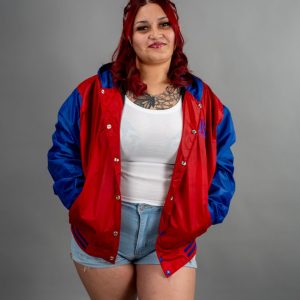 Nylon Hooded Varsity Letterman Jacket – Water‑Repellent Streetwear | Reign Gear