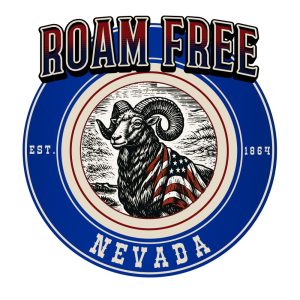 Roam Free Nevada Sticker