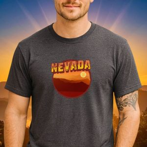 NEVADA TEXT OVER A RUSTIC HIGH DESERT SCENE