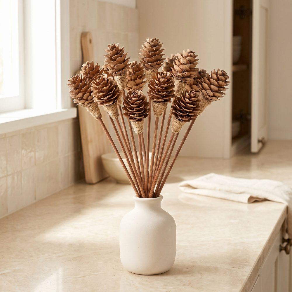 Mini Pinecone Reed Diffuser Sticks, 9″ — 16 Pack
