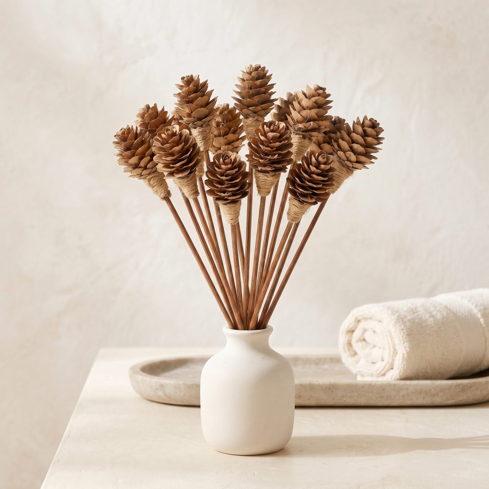 Mini Pinecone Reed Diffuser Sticks, 9″ — 16 Pack