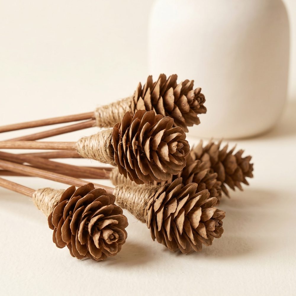 Mini Pinecone Reed Diffuser Sticks, 9″ — 16 Pack