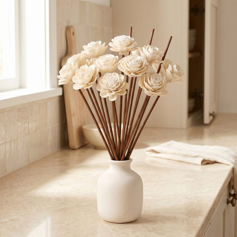 Sola Wood Flower Reed Diffuser Sticks, 9″ — 12 Pack