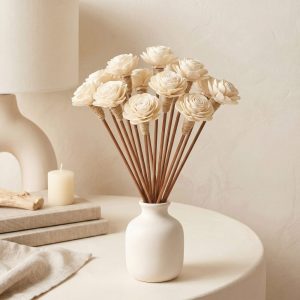 Sola Wood Flower Reed Diffuser Sticks, 9″ — 12 Pack