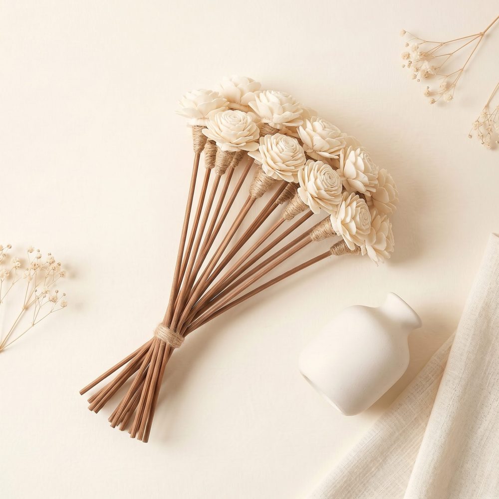 Sola Wood Flower Reed Diffuser Sticks, 9″ — 12 Pack