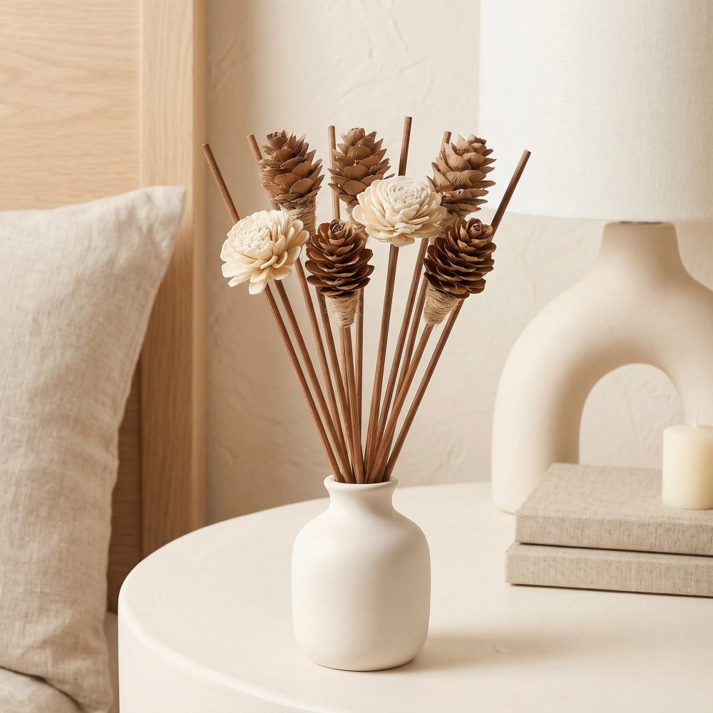 Sola Wood Flower Reed Diffuser Sticks, 9″ — 12 Pack