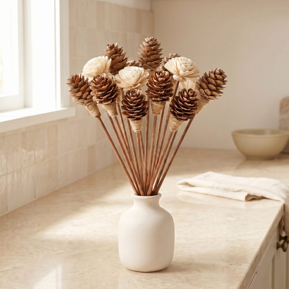 Sola Wood Flower Reed Diffuser Sticks, 9″ — 12 Pack