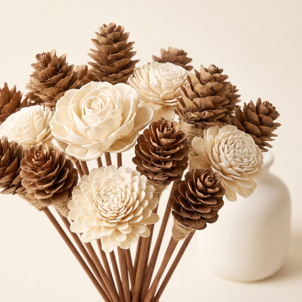 Sola Wood Flower Reed Diffuser Sticks, 9″ — 12 Pack