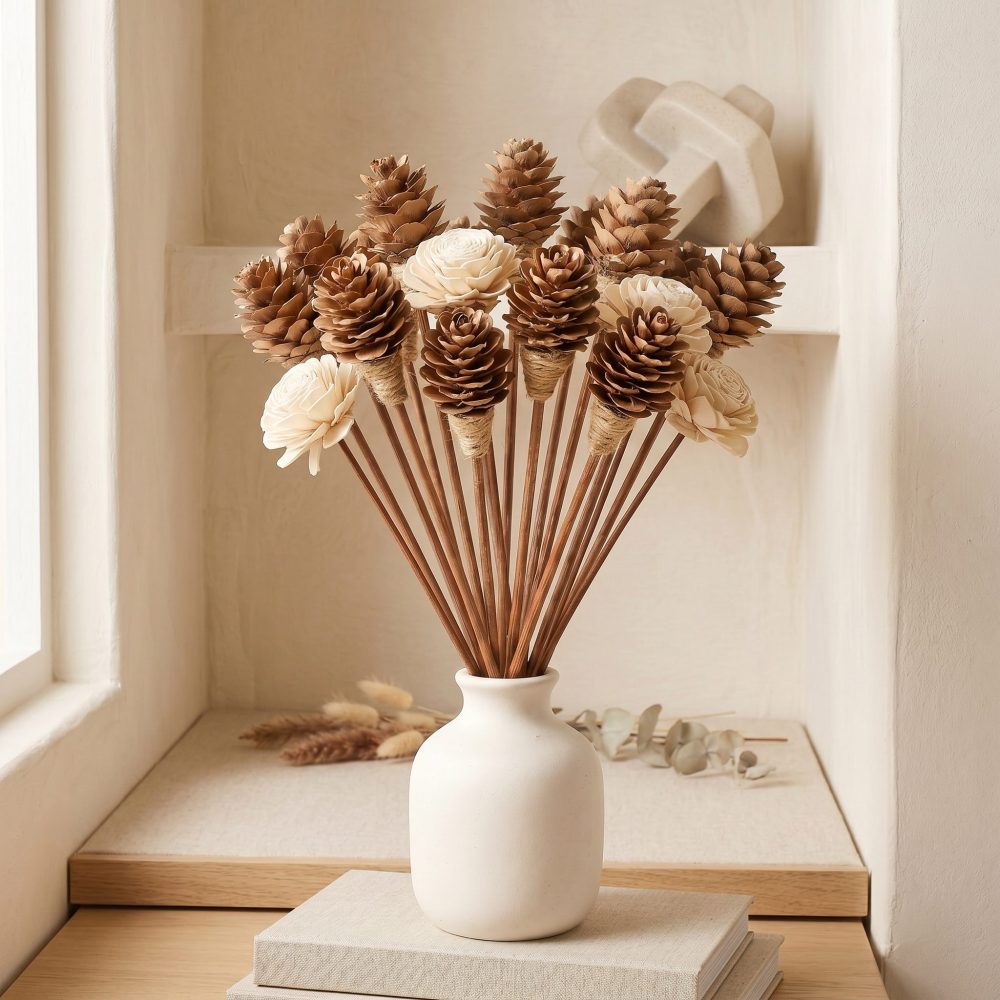 Sola Wood Flower Reed Diffuser Sticks, 9″ — 12 Pack