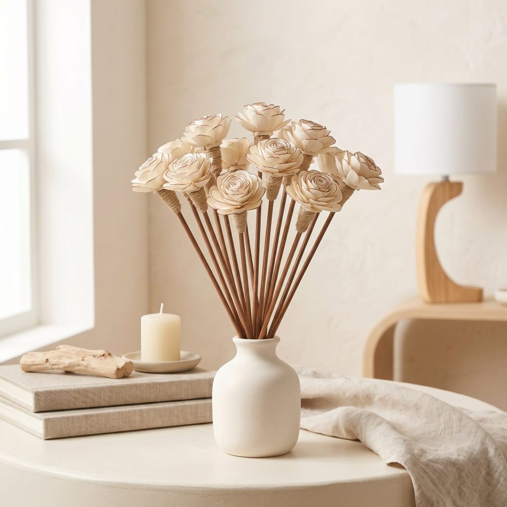 Sola Wood Flower Reed Diffuser Sticks, 9″ — 12 Pack