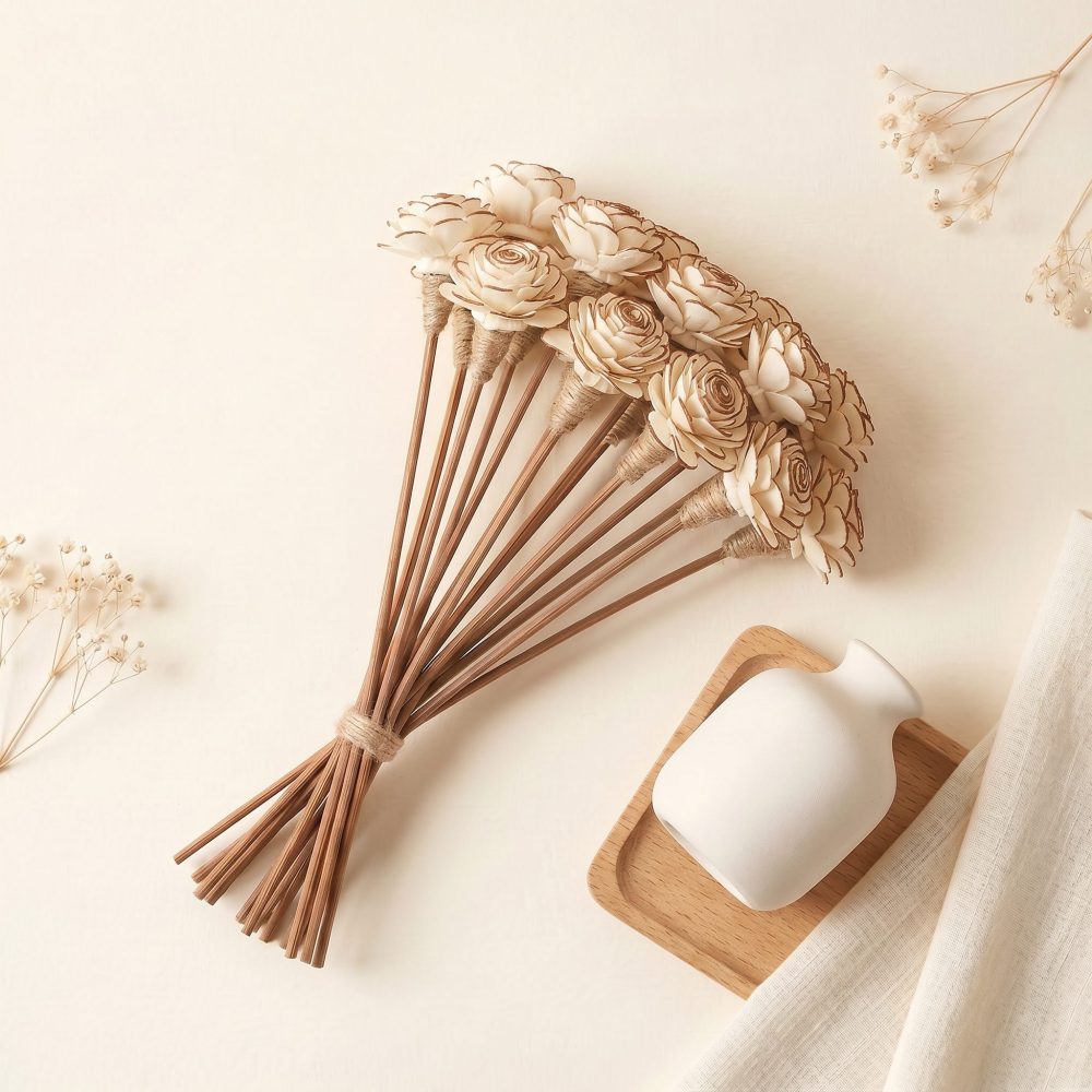 Sola Wood Flower Reed Diffuser Sticks, 9″ — 12 Pack