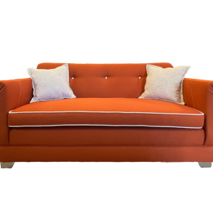 The Valencia Sofa – Elegant Orange Modern Sofa for Luxurious Living Spaces