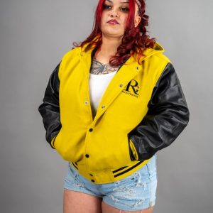 Zipper Varsity Letterman Jacket – Water‑Repellent Streetwear | Reign Gear
