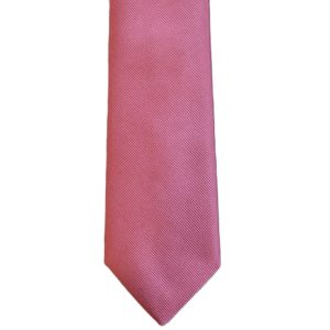 Dusty pink necktie with diagonal lines (long)