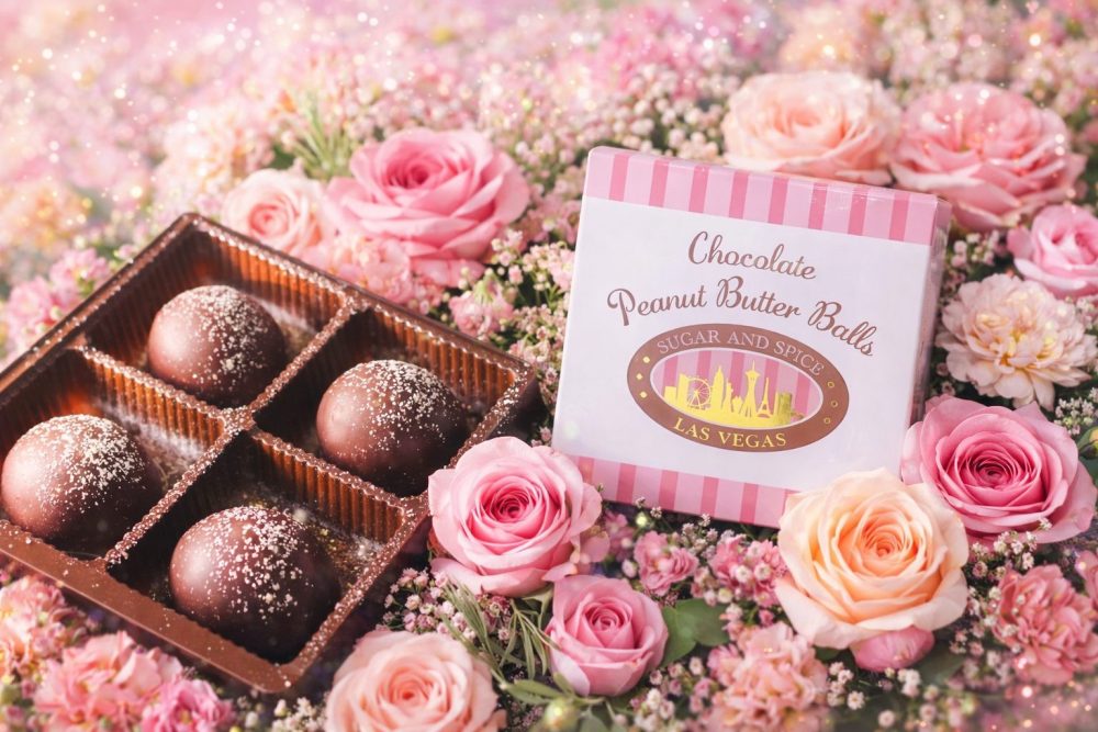 Chocolate Peanut Butter Balls: 4 Count Box