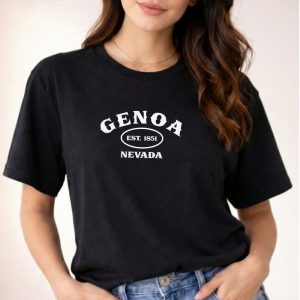 Genoa Vintage Text T-Shirt