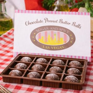 Chocolate Peanut Butter Balls: 12 Count Box