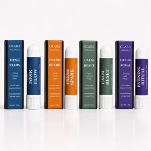 OLARA Aromatherapy Inhaler Discovery Set – 4 Pack
