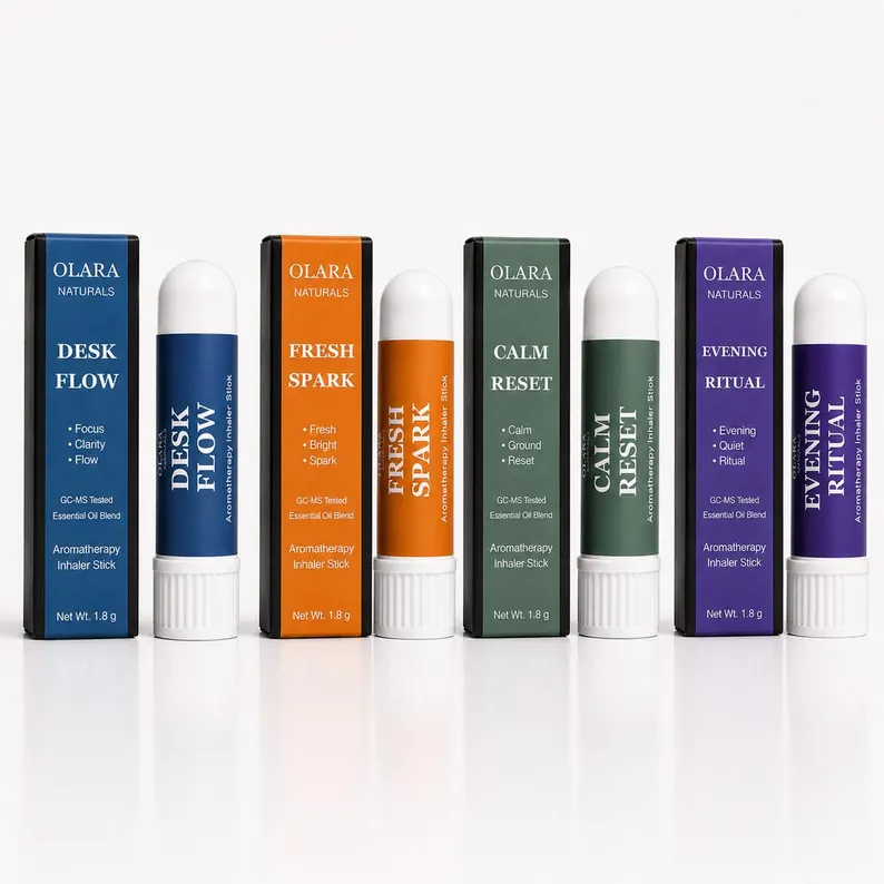 OLARA Aromatherapy Inhaler Discovery Set – 4 Pack
