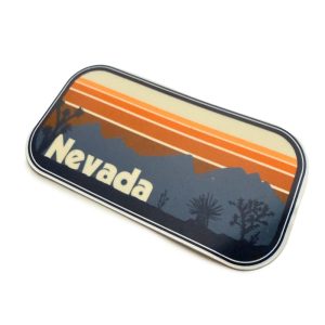 Scenic Nevada Retro Sticker- 3″