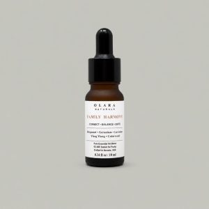 Family Harmony Essential Oil Blend, Bergamot Geranium Ylang Ylang, 10ml Diffuser Oil