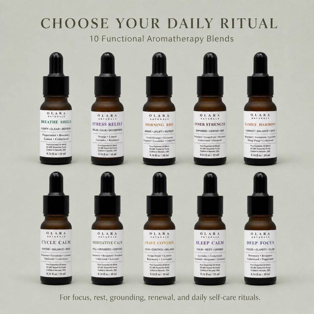 Inner Strength Essential Oil Blend, Bergamot Grapefruit Rosemary, 10ml Diffuser Oil