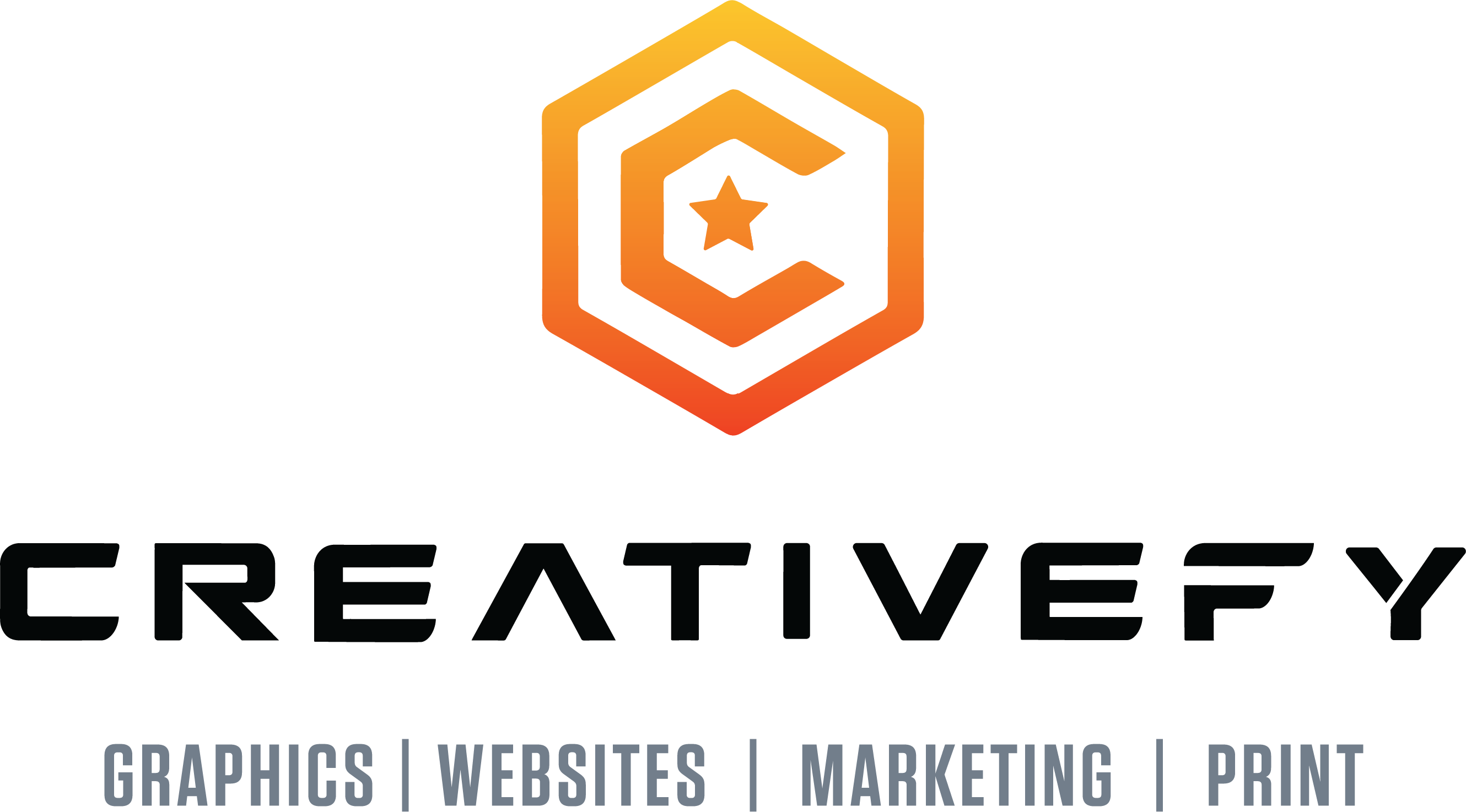 Creativefy: Design & Print Studio Logo